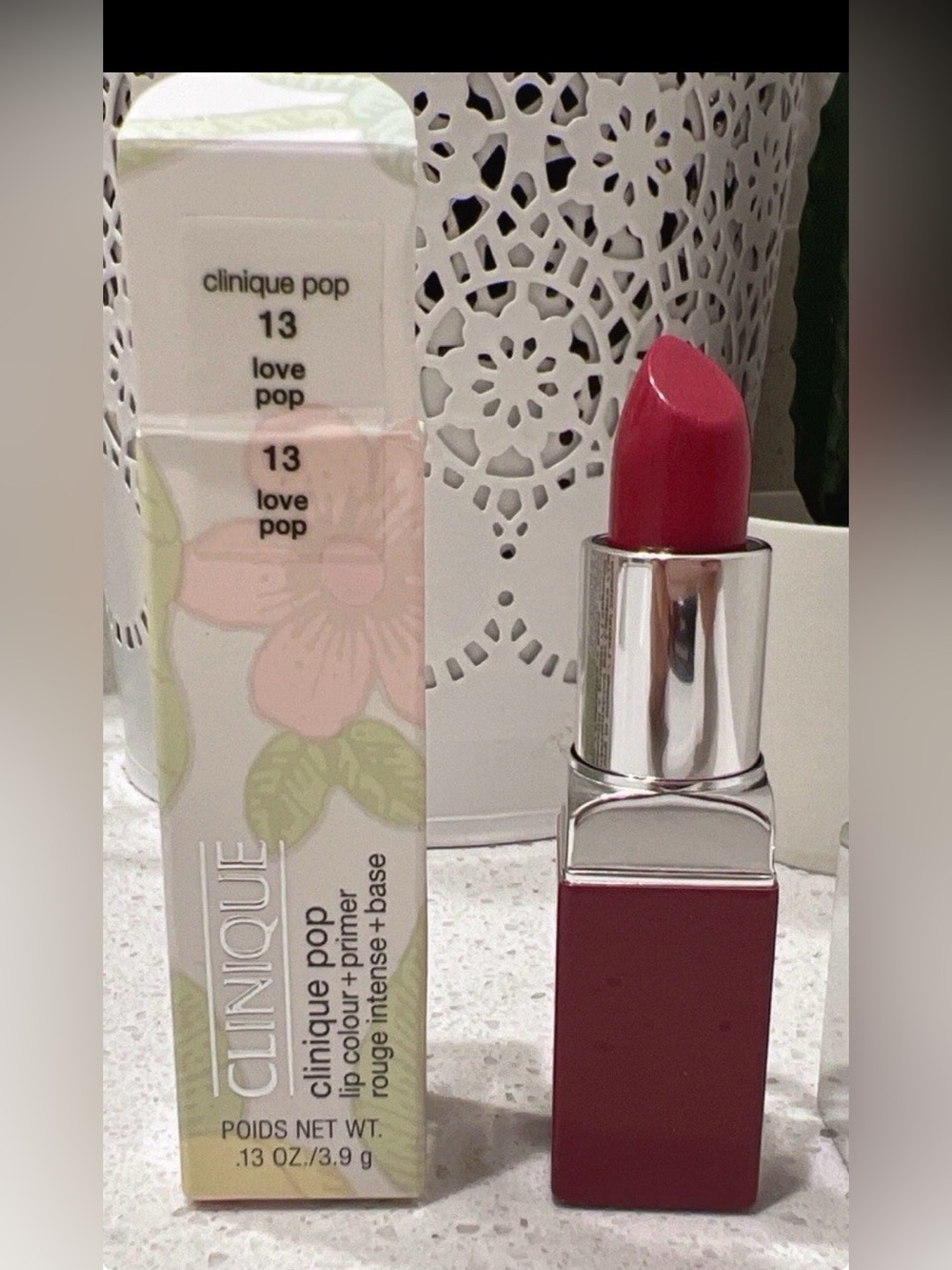 Clinique  cherry 🍒 LOVE Pop- Kate Spade Lipstick - 💄  NWT